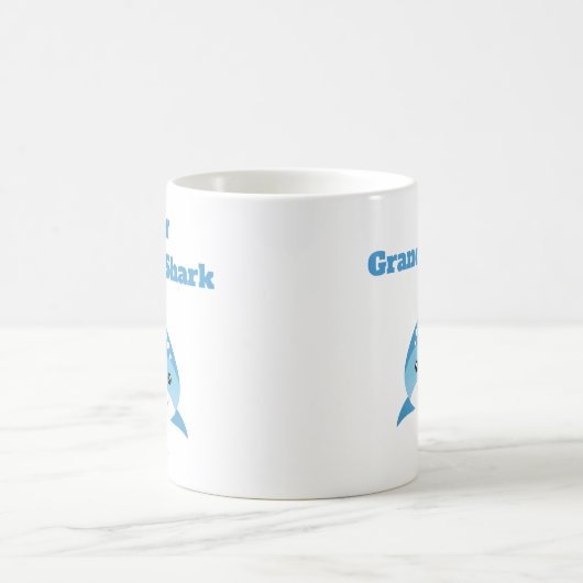 Personalisierter Großhaie-Individuelle Name Kaffeetasse (Mittel)
