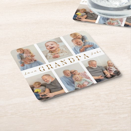 Personalisierter Großpapier-Untersetzer Rechteckiger Pappuntersetzer (angewinkelt)