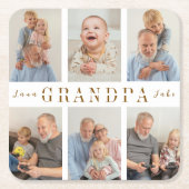 Personalisierter Großpapier-Untersetzer Rechteckiger Pappuntersetzer (Vorderseite)