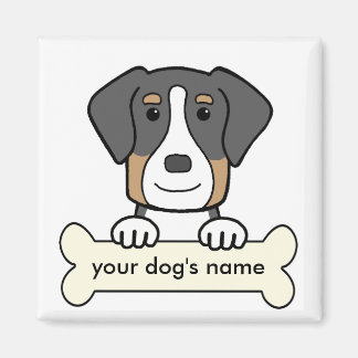 Personalisierter Großschweizer Hund Magnet