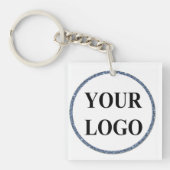 Personalisierter Großvater gibt Vorlage ADD-LOGO Schlüsselanhänger (Vorderseite)
