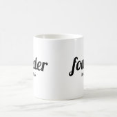 Personalisierter Gründer des beruflichen Chefs Kaffeetasse (Mittel)