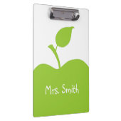 Personalisierter Grüner Apfel Klemmbrett (Rechts)