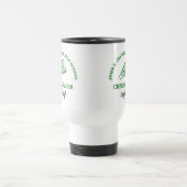 Personalisierter grüner Cheerleader der High Schoo Reisebecher (Mittel)