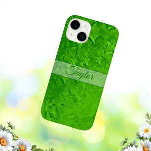 Personalisierter grüner Name Case-Mate iPhone 14 Hülle