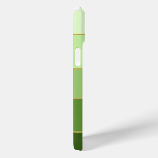 Personalisierter grüner Ombre-Farbblock Case-Mate iPhone Hülle (Rückseite / Rechts)