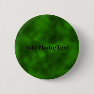Personalisierter grüner Samt Fügen Sie Ihr Foto od Button