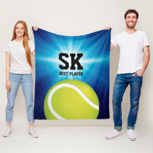 Personalisierter grüner Tennis-Ball der Fleecedecke