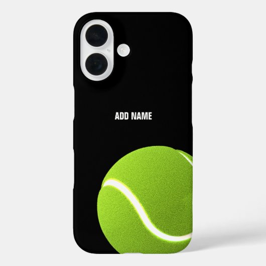 Personalisierter Grüner Tennisball Case-Mate iPhone Hülle (Rückseite)