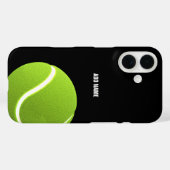 Personalisierter Grüner Tennisball Case-Mate iPhone Hülle (Rückseite (Horizontal))