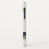 Personalisierter grüner und weißer Basketball Case-Mate iPhone Hülle (Hinten/Links)