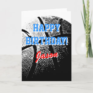Personalisierter Grußkarte Basketballsport Karte