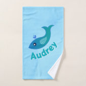 Personalisierter "Gulp, Gulp" Badhandtuch Set (Handtuch)