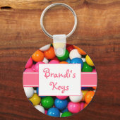 Personalisierter Gumballs Schlüsselanhänger (Vorderseite)