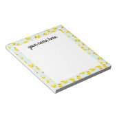 Personalisierter Gummi Ducky Notepad Notizblock (angewinkelt)