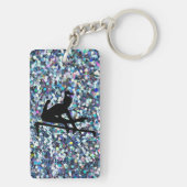 PERSONALISIERTER GYMNASTICS Acrylstoff-Schlüsselan Schlüsselanhänger (Rückseite)