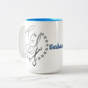 Personalisierter Haar-Schönheitsexperte Zweifarbige Tasse