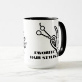 Personalisierter Haarboss Tasse (VorderseiteRechts)