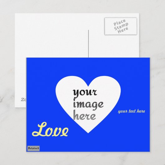 Personalisierter Häftling Postkarte (Vorne/Hinten)