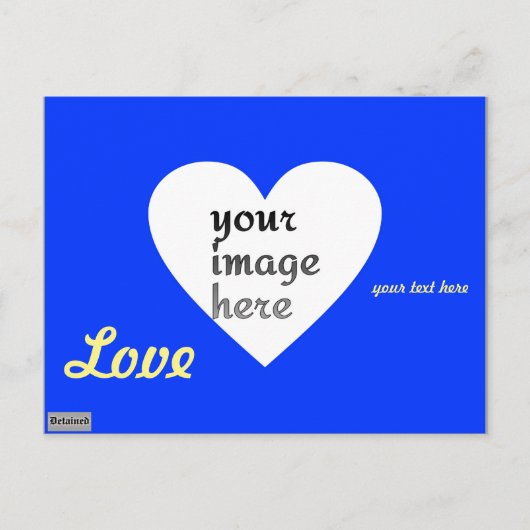 Personalisierter Häftling Postkarte (Vorderseite)