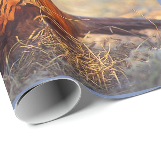 Personalisierter Hahn-Fasan Geschenkpapier (Rolleneckpunkt)