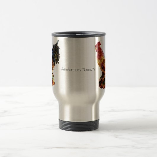 Personalisierter Hahn Reisebecher (Mittel)