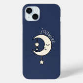 Personalisierter Halbmond mit Star Case-Mate iPhone Hülle (Rückseite)