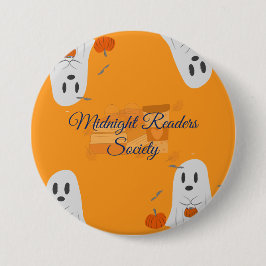 Personalisierter Halloween-Buchclub Button