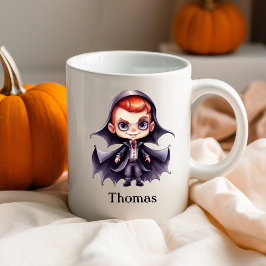 Personalisierter Halloween Dracula-Individuelle Na Kaffeetasse