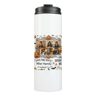 Personalisierter Halloween-Familienschmuck & Bekle Thermosbecher