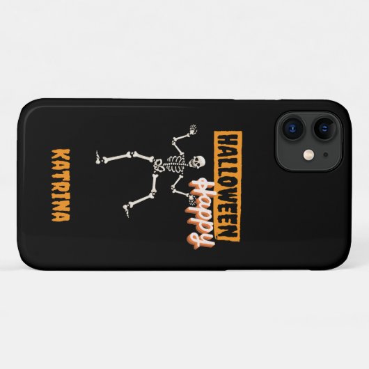 Personalisierter Halloween-Happy-Fall Case-Mate iPhone Hülle (Rückseite (Horizontal))