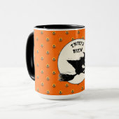 Personalisierter Halloween-Hexenbecher Tasse (Vorderseite Links)
