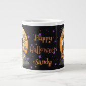 Personalisierter Halloween-Kaffeebecher Jumbo-Tasse (Vorderseite)