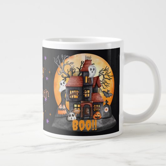 Personalisierter Halloween-Kaffeebecher Jumbo-Tasse (Rechts)