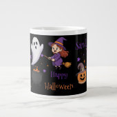 Personalisierter Halloween-Kaffeebecher Jumbo-Tasse (Vorderseite)
