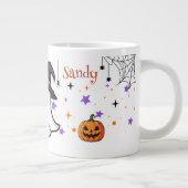 Personalisierter Halloween-Kaffeebecher Jumbo-Tasse (Rechts)