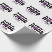 Personalisierter Halloween-Lehrer "Mode On" & Appl Geschenkpapier (Ecke)