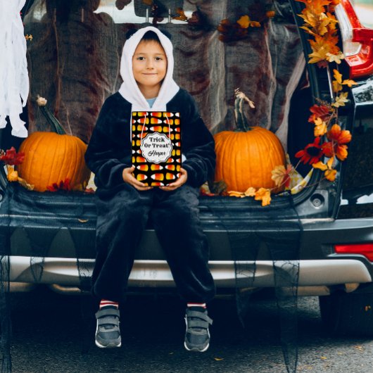 Personalisierter Halloween-Maistrick oder -Treff Mittlere Geschenktüte