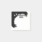 Personalisierter Halloween-Notizblock Lustiger Mon Post-it Klebezettel (Vorderseite)