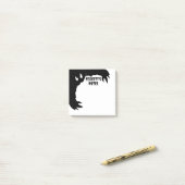 Personalisierter Halloween-Notizblock Lustiger Mon Post-it Klebezettel (Auf Schreibtisch)