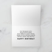 Personalisierter Halloween-Oktober Karte (Innenseite)