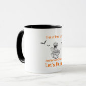 Personalisierter Halloween-Pflanze-Kaffee Tasse (Vorderseite Links)
