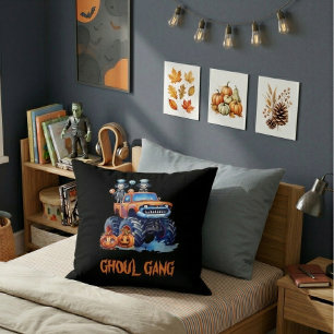Personalisierter Halloween-Schmuck für Kinder und Kissen
