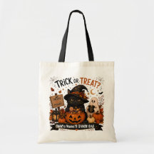Personalisierter Halloween-Süßigkeitenbeutel für K