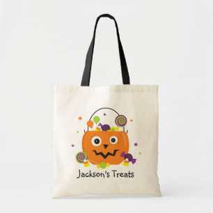 Personalisierter Halloween Trick oder Treat Bag f Tragetasche