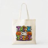 Personalisierter Halloween-Trick oder Treat-Bag Tragetasche (Vorne)