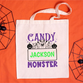 Personalisierter Halloween Trick oder Treat Goodie Tragetasche