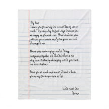 Personalisierter handgeschriebener Liebe Letter fü