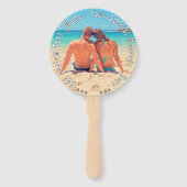 Personalisierter Handlüfter des Fotos mit benutzer Fächer (Rückseite)