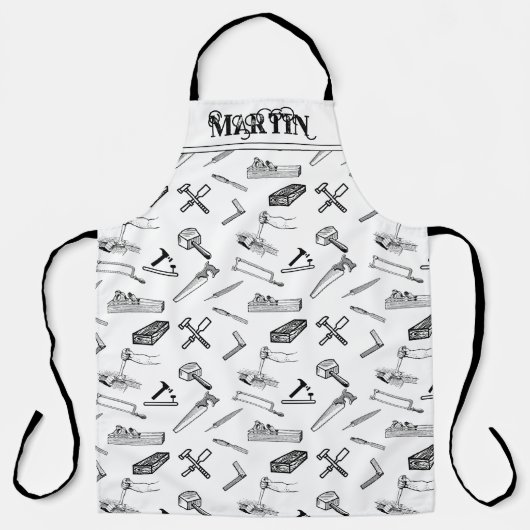 Personalisierter Handwerker Schürze (Vorderseite)